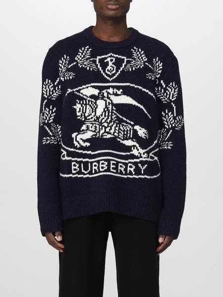 maglia burberry uomo manica lunga|Scopri la nuova collezione di maglieria Burberry uomo su.